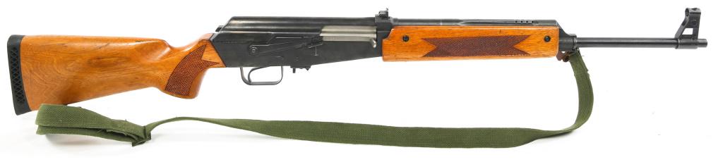 NORINCO HUNTER MODEL 7.62X39mm RIFLE: NORINCO HUNTER MODEL 7.62X39mm RIFLE Interstate Arms imported Norinco Hunter Model 7.62x39mm semi-automatic rifle. Green sling affixed. Caliber / Gauge: 7.62x39MM Barrel Length: 20" Serial Number: 933