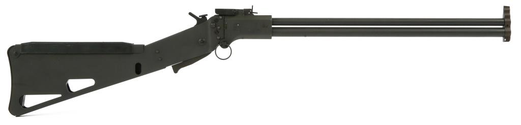 SPRINGFIELD M6 SCOUT .22 CAL/.410 GAUGE COMBO GUN: SPRINGFIELD M6 SCOUT .22 CAL/.410 GAUGE COMBO GUN Springfield model M6 Survival Scout .22LR / .410 gauge O/U combo gun. Break-over Parkerized finish. Caliber / Gauge: .22 LR /.410 ga Barrel Length: 18