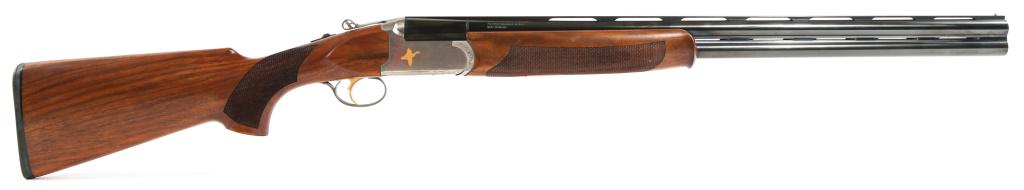 FRANCHI DIAMOND MODEL 12 GAUGE SHOTGUN: FRANCHI DIAMOND MODEL 12 GAUGE SHOTGUN Luigi Franchi Brescia model Diamond 12 gauge shotgun. Factory carrying case and accessories. Imported by Benelli Corp. 2.75"-3" chamber. Removable chokes. Gold p