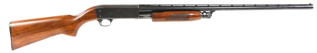 ITHACA MODEL 37 FEATHERLIGHT 12 GA MAGNUM SHOTGUN: ITHACA MODEL 37 FEATHERLIGHT 12 GA MAGNUM SHOTGUN Ithaca model 37 Featherlight 12 gauge magnum, pump-action shotgun. 3" chamber. Full choke. 30" vent rib, roto-forged barrel. Dog and pheasant, and duc
