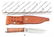 BLACK JACK KNIVES MODEL 5 HUNTING KNIFE CLIP POINT - 11