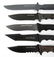 SCHRADE EXTREME SURVIVAL KNIVES SHEATHED LOT OF 5 - 7