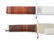 CUSTOM FORGED CFK CUTLERY CO KNIVES LOT OF 2 - 7
