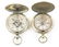 WWI US ARMY ENGRAVED POCKET COMPASS LOT OF 4 - 4