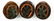 WWII - VIETNAM WAR US M1 HELMET LINER LOT OF 6 - 5