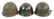 KOREA - VIETNAM WAR US ARMY M1 COMBAT HELMET LOT - 2