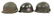 KOREA - VIETNAM WAR US ARMY M1 COMBAT HELMET LOT - 3