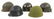 KOREA - VIETNAM WAR US ARMY M1 COMBAT HELMET LOT - 7
