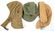 WWI - WWII US ARMY / NAVY FIELD CAP LOT OF 5 - 6