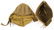 WWI - WWII US ARMY / NAVY FIELD CAP LOT OF 5 - 8