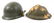US ARMY M1917A1 & M1 COMBAT HELMET LOT