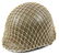 WWII US ARMY 1st INFANTRY DIV M1 COMBAT HELMET