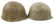 WWII US ARMY 1st INFANTRY DIV M1 COMBAT HELMET - 5