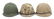 KOREA - VIETNAM US ARMY M1 COMBAT HELMET LOT OF 3 - 2