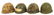 VIETNAM WAR - 1980's US ARMY / USMC M1 HELMET LOT