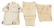 WWII - VIETNAM US ARMY SUMMER UNIFORM LOT - 7