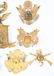 WWI - WWII US ARMY OFFICER EAGLE INSIGNIA & COLLAR - 6
