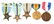 US ARMY GAR & WWI SERVICE MEDAL LOT OF 16 - 6