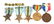 US ARMY GAR & WWI SERVICE MEDAL LOT OF 16 - 7