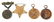 US ARMY GAR & WWI SERVICE MEDAL LOT OF 16 - 9