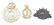 BRITISH COMMONWEALTH CAP BADGE INSIGNIA LOT OF 6 - 2