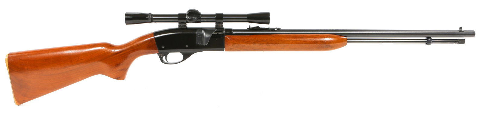 REMINGTON SPEEDMASTER MODEL 552 RIFLE .22 CALIBER: REMINGTON SPEEDMASTER MODEL 552 RIFLE .22 CALIBER Remington Speedmaster model 552 rifle chambered in .22 S / L / LR. Weaver marksman optic. Caliber / Gauge: .22 S-L-LR Barrel Length: 21 1/2"'