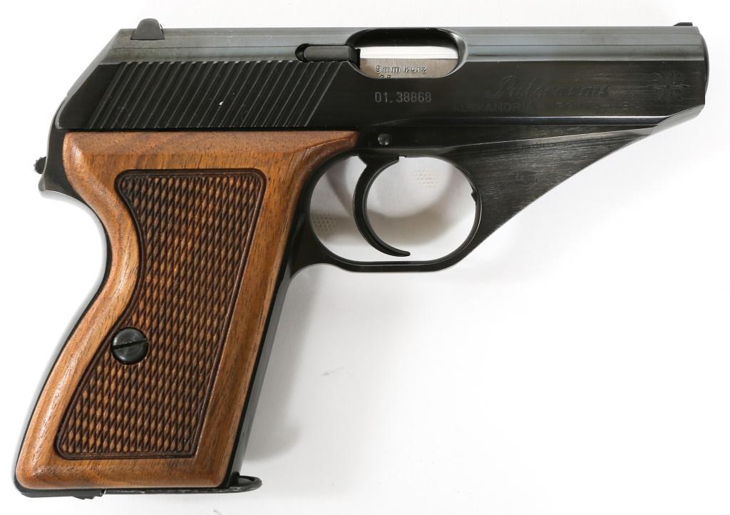 MAUSER / INTERARMS MODEL HSc .380 ACP PISTOL: MAUSER / INTERARMS MODEL HSc .380 ACP PISTOL Mauser model HSc 9mm Kurz (.380 ACP) semi-automatic pistol, in original box, with manual, brush, two magazines and test target. Imported by Interarms. Cali