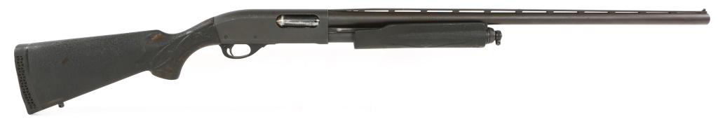 REMINGTON MODEL 870 EXPRESS 12 GA SHOTGUN: REMINGTON MODEL 870 EXPRESS 12 GA SHOTGUN Remington model 870 Express 12 gauge pump-action shotgun. 2.75"-3" chamber. Removable choke tube. Vent-rib 27.75" barrel. Black synthetic stock, and parkerize