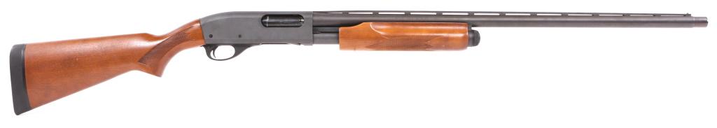 REMINGTON MODEL 870 EXPRESS 12 GAUGE SHOTGUN: REMINGTON MODEL 870 EXPRESS 12 GAUGE SHOTGUN Remington model 870 Express 12 gauge pump-action shotgun. 2.75"-3" chamber.. Removable choke tube. Checkered walnut stock, and parkerized finish. Vent-rib 