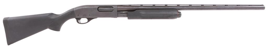 REMINGTON MODEL 870 EXPRESS MAGNUM 12 GA SHOTGUN: REMINGTON MODEL 870 EXPRESS MAGNUM 12 GA SHOTGUN Remington model 870 Express Magnum 12 gauge pump-action shotgun. 2.75"-3" chamber. Removable choke tube. Black synthetic stock, and parkerized finish. 