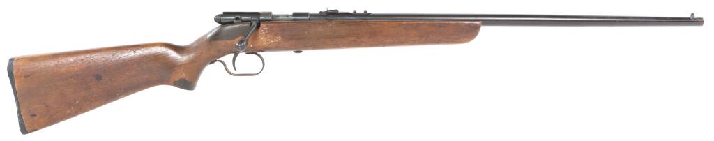 H&R MODEL 765 PIONEER BOLT ACTION .22 CAL RIFLE: H&R MODEL 765 PIONEER BOLT ACTION .22 CAL RIFLE Harrington & Richardson model 765 Pioneer bolt action rifle. Chambered for .22 S-L-LR. Caliber / Gauge: .22 S-L-LR Barrel Length: 24"