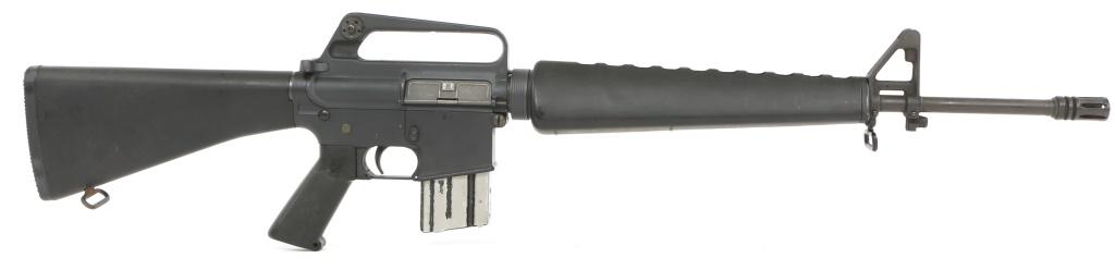 1978 COLT AR-15 SPORTER MODEL SP1 .223 REM RIFLE: 1978 COLT AR-15 SPORTER MODEL SP1 .223 REM RIFLE 1978 Colt AR-15 Sporter Model SP1 .223 Rem semi-automatic rifle. Two magazines. Black synthetic stock, and parkerized finish. Flash suppressor, bayonet