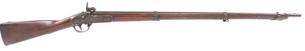 1831 US WATERS MODEL 1816 PERCUSSION MUSKET: 1831 US WATERS MODEL 1816 PERCUSSION MUSKET 1831 US A. Waters Model 1816 .69 caliber Percussion Conversion Musket. "US" marked on top buttplate. "AG 3" and "V" cartouche behind the lockplate. "US A.Wa