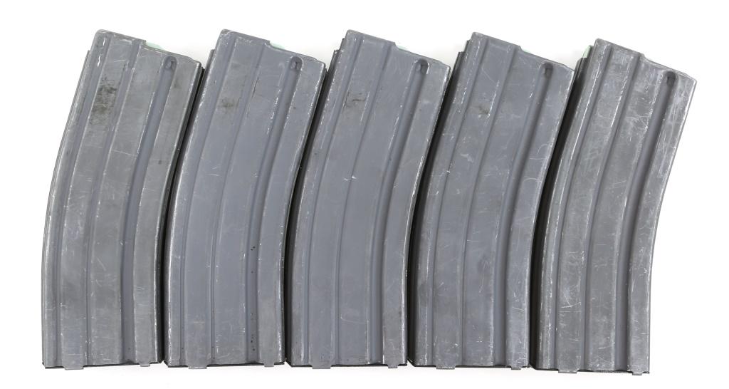 COLT AR-15 5.56mm 30RD MAGAZINE LOT OF 5: COLT AR-15 5.56mm 30RD MAGAZINE LOT OF 5 Colt AR-15 (M4) 5.56mm 30rd magazine lot of 5. Size / Gauge: 5.56 NATO