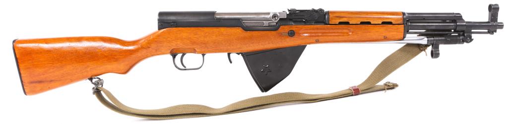 1962 NORINCO SKS MODEL 56 7.62x39mm CARBINE: 1962 NORINCO SKS MODEL 56 7.62x39mm CARBINE 1962 Norinco SKS model 56 7.62x39mm Sino-Soviet Paratrooper semi-automatic Carbine. Matching serial number on trigger guard, bolt and receiver. "Norinco SKS
