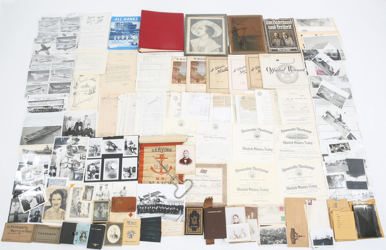 WWII TO VIETNAM WAR USN OFFICER'S NAMED GROUPING: WWII TO VIETNAM WAR USN OFFICER'S NAMED GROUPING WWII US Navy aviation officer's named grouping of Robert John Becker (7571651). Becker entered into the US Navy in March of 1943. Throughout his WWII s