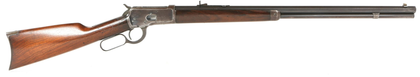1899 WINCHESTER MODEL 1892 .32 WCF RIFLE: 1899 WINCHESTER MODEL 1892 .32 WCF RIFLE 1899 Winchester Model 1892 .32 WCF Lever Action Rifle. The receiver tang is stamped "Winchester Model 1892. Pat. Oct. 14, 1884."The barrel is stamped "Manufact