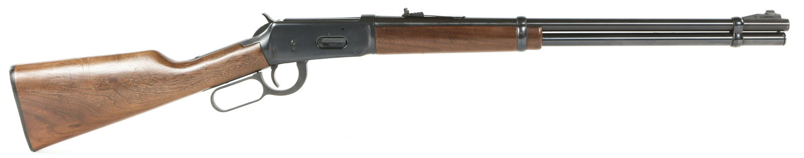 1970 WINCHESTER MODEL 1894 .30-30 WIN RIFLE: 1970 WINCHESTER MODEL 1894 .30-30 WIN RIFLE 1970 Winchester Model 1894 .30-30 Winchester Lever Action Rifle. The barrel is stamped "Winchester Model 94. 30-30 Win. Made in New Haven, Conn." Blued fini
