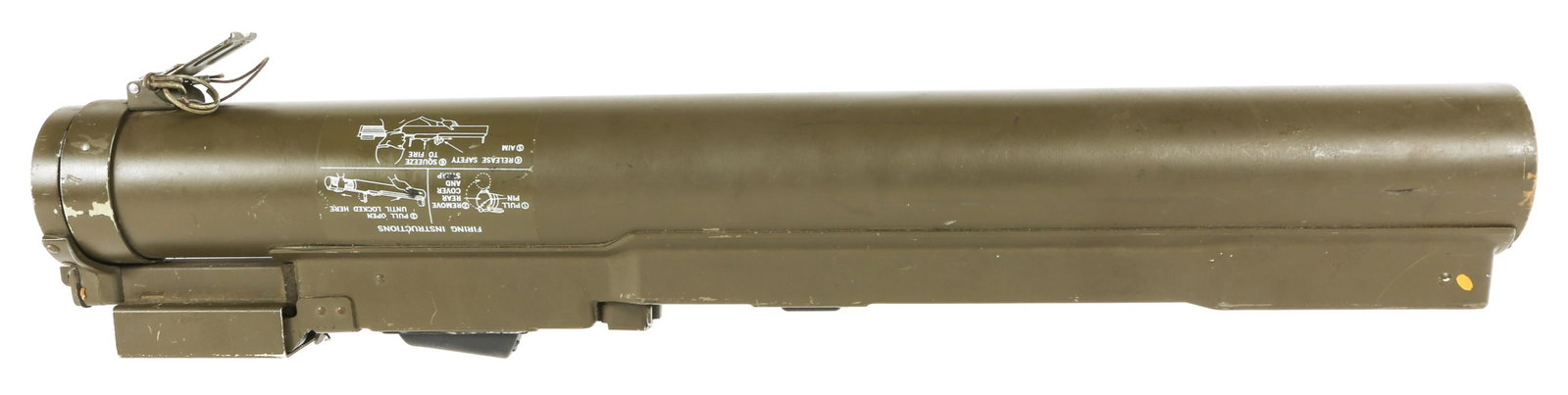 US MILITARY LAWS 66mm ROCKET LAUNCHER TUBE INERT: US MILITARY LAWS 66mm ROCKET LAUNCHER TUBE INERT U.S. Military LAWS 66mm M72 rocket launcher tube. Inert.