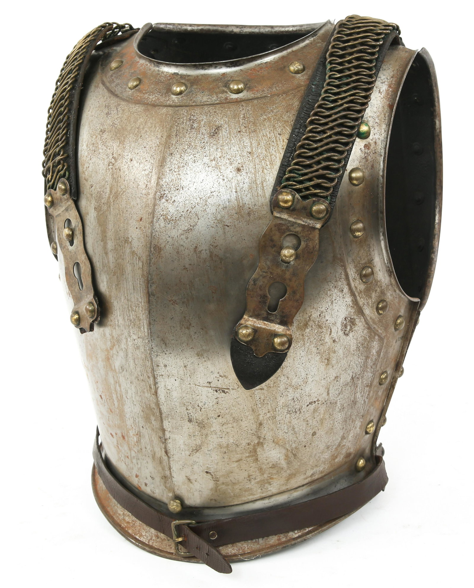 FRENCH IMPERIAL GUARD CUIRASSIER BODY ARMOR: FRENCH IMPERIAL GUARD CUIRASSIER BODY ARMOR French II Empire, Napoleon III Imperial guard Heavy Cavalry "Cuirassier" Body Armor. Enlisted Man / NCO "Cuirasse de la Garde Imperiale" model 1854. Scarce 