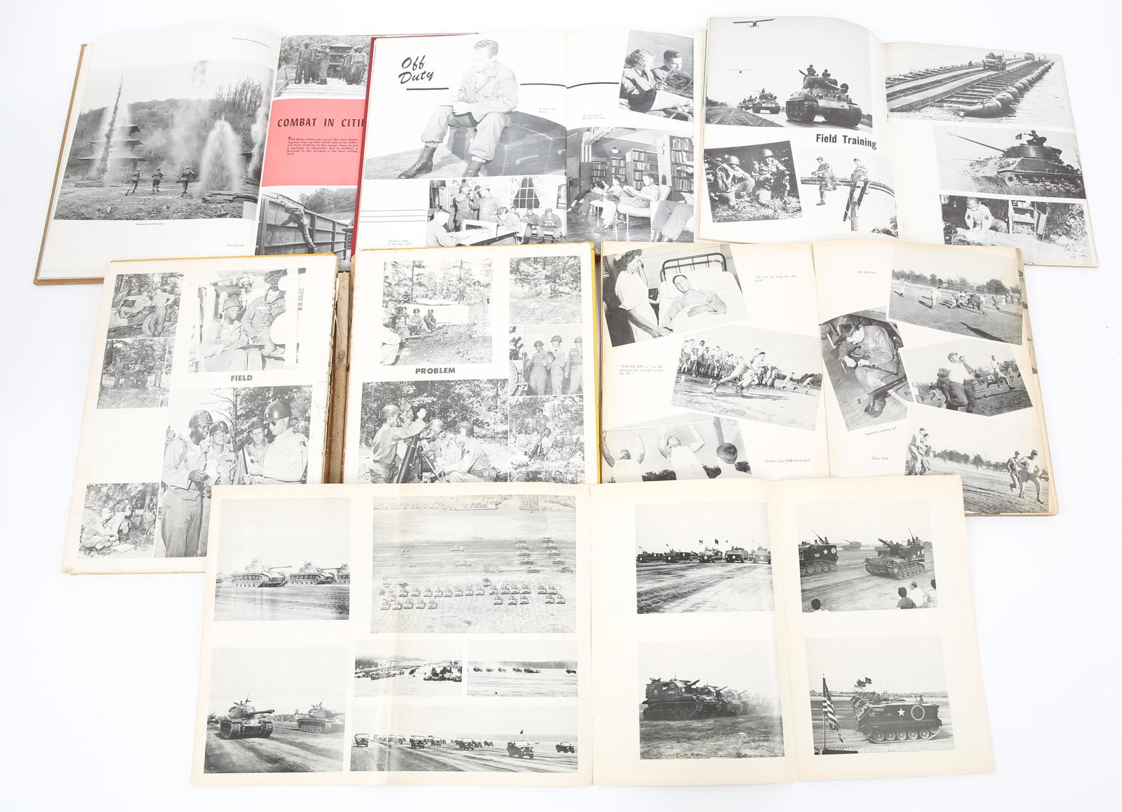 US ARMY ARMORED DIVISION YEARBOOKS LOT OF 6: US ARMY ARMORED DIVISION YEARBOOKS LOT OF 6 US Army Armored Division Cold War era Yearbooks Lot of 6. Yearbooks of the 40th, 6th, 3rd, (one hardcover and one paperback souvenir album), 5th and 1st 'Ol