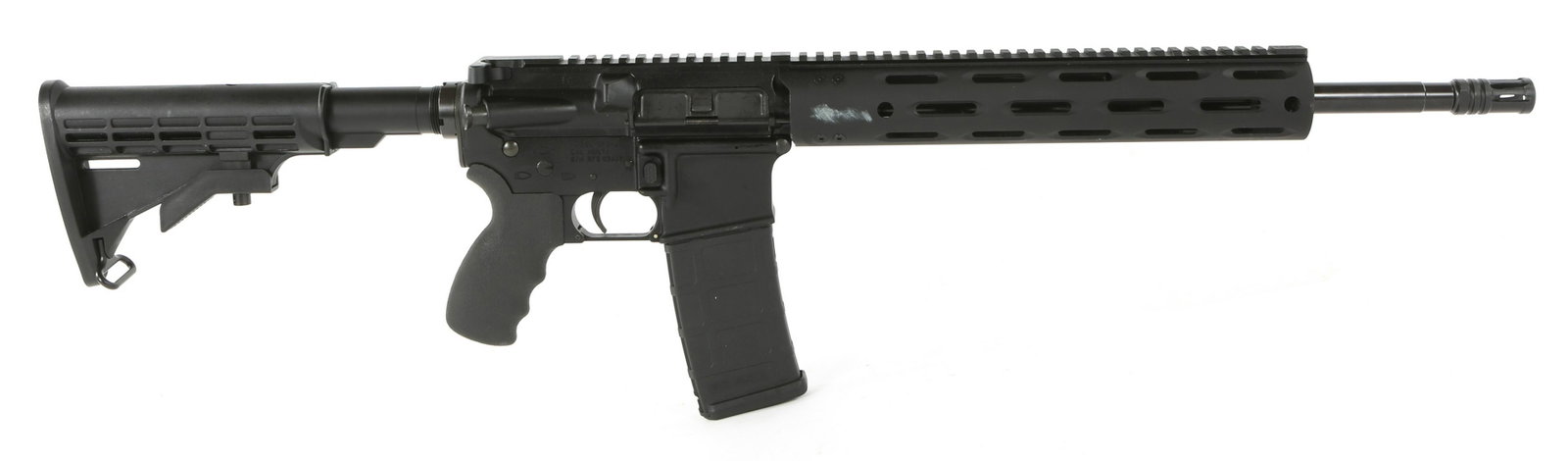 RADICAL FIREARMS MODEL RFS-15 5.56mm RIFLE: RADICAL FIREARMS MODEL RFS-15 5.56mm RIFLE Radical Firearms Model RFS-15 5.56x45mm Semi-Automatic Rifle. The receiver is stamped "Radical Firearms, LLC. Stafford, TX" and "Model RFS-15 - Multi Cal". P