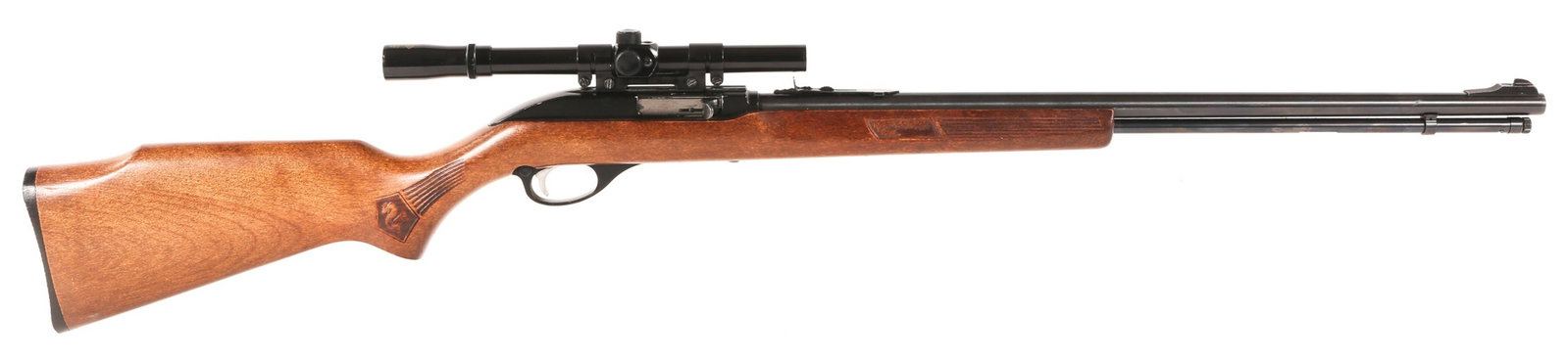 MARLIN GLENFIELD MODEL 60 .22LR SEMI AUTO RIFLE: MARLIN GLENFIELD MODEL 60 .22LR SEMI AUTO RIFLE Marlin Glenfield Model 60 .22LR Semi-Automatic Rifle. The barrel is stamped "The Marlin Firearms Co. North Haven, Conn. USA. Glenfield Mod. 60". Blued f