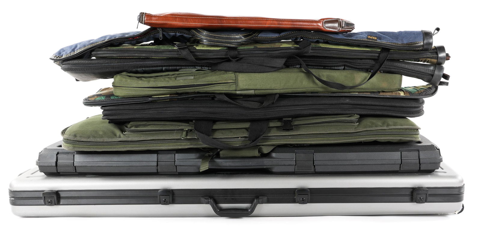 FIREARMS CASES LOT OF 10: FIREARMS CASES LOT OF 10 Long gun firearm cases lot of 10