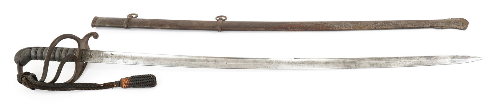 BRITISH VICTORIAN LIGHT CAVALRY PATTERN 1821 SWORD: BRITISH VICTORIAN LIGHT CAVALRY PATTERN 1821 SWORD British Victorian era Light Cavalry Pattern 1821 Sword. Slightly curved fullered blade. German made, maker marked "W. Walscheid, Solingen" stamped on