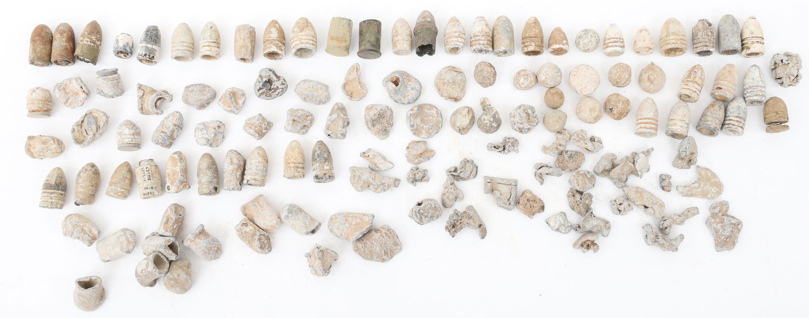 CIVIL WAR EXCAVATED BULLETS BATTLE OF ATLANTA: CIVIL WAR EXCAVATED BULLETS BATTLE OF ATLANTA Lot of over 6lbs of Civil War Excavated Bullets, cartridges and other rounds. Most of them excavated in the vicinity of the Battle of Atlanta GA.