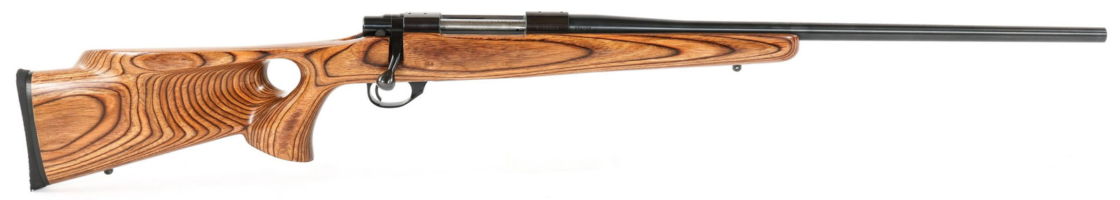 HOWA MODEL 1500 .270 WCF CALIBER RIFLE: HOWA MODEL 1500 .270 WCF CALIBER RIFLE Howa Model 1500 .270 WCF caliber bolt action rifle. Blued finish. Custom Howa thumbhole stock. Tapped for scope mount. Caliber / Gauge: 270 WCF. Barrel Length: 2