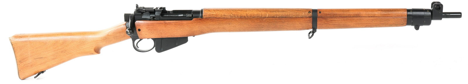 1955 ROF ENFIELD NO.4 MK 2 .303 CALIBER RIFLE: 1955 ROF ENFIELD NO.4 MK 2 .303 CALIBER RIFLE 1955 ROF Fazakerley Enfield No.4 Mk.2 .303 caliber bolt action rifle. Serial numbers match on receiver, bolt, magazine and stock. Import marked C.A.I. St.