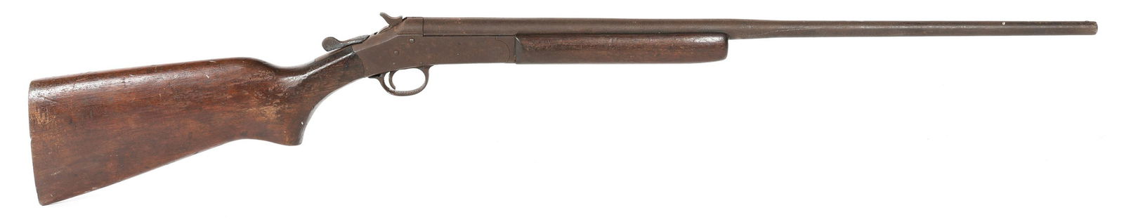 H&R TOPPER M48 410 GAUGE SINGLE SHOT SHOTGUN: H&R TOPPER M48 410 GAUGE SINGLE SHOT SHOTGUN | Harrington & Richardson Topper 410 gauge single shot break over shotgun. Serial numbers match on receiver and barrel. Blued finish with wood stock and fo