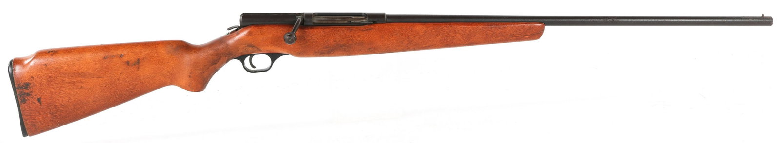 WARDS WESTERN FIELD MODEL M155 .410 GA SHOTGUN: WARDS WESTERN FIELD MODEL M155 .410 GA SHOTGUN | Montgomery Ward Western Field 140 shotgun model M155. Manufactured by Mossberg. 3" Chamber. Wood stock and blued barrel. Front bead sight. Caliber / Ga